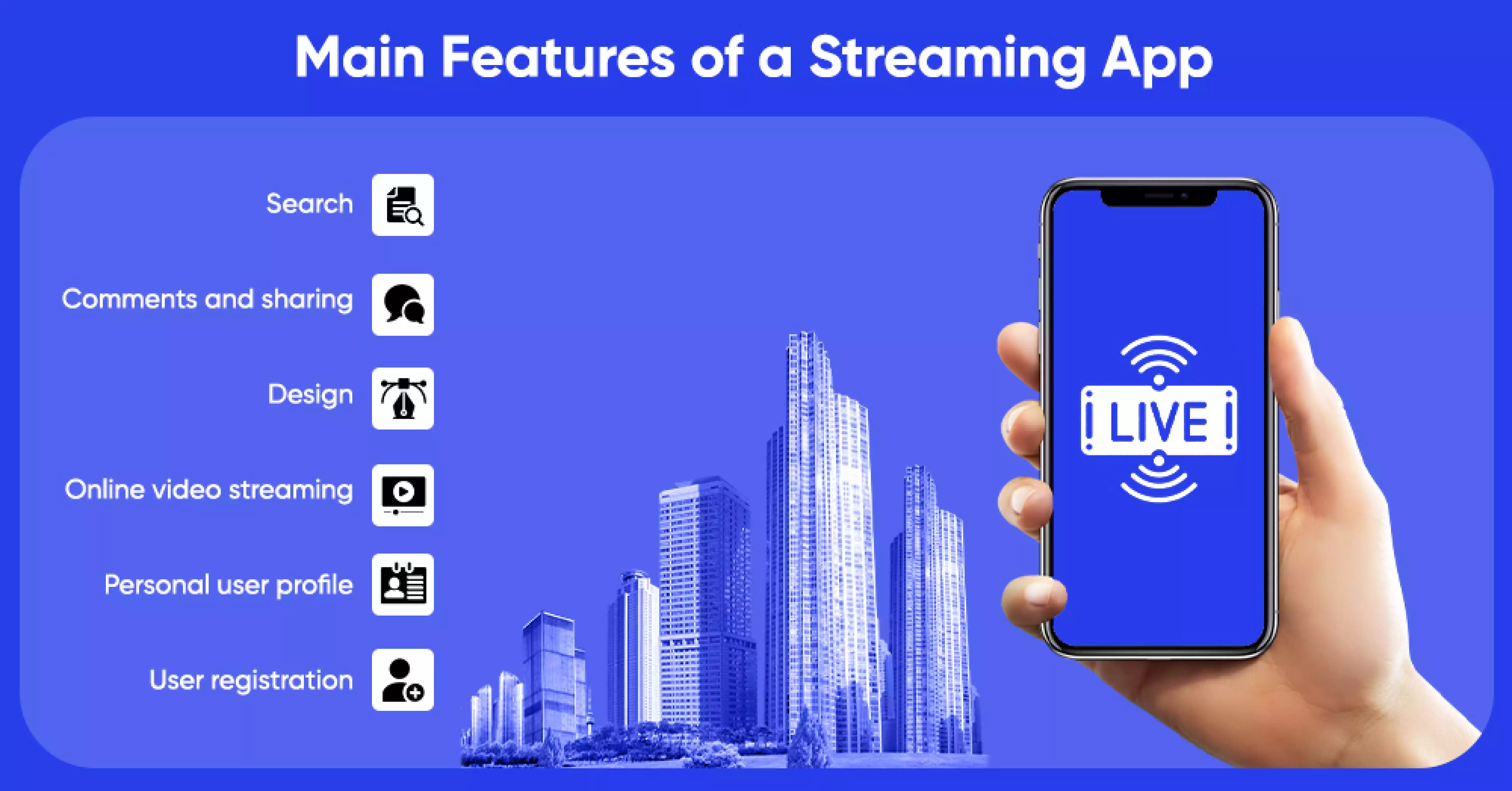 Main Features of a Streaming App